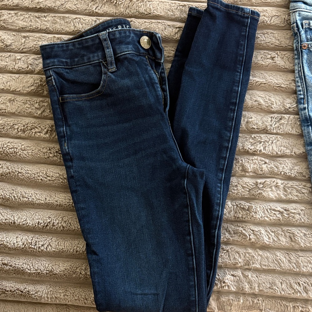 American Eagle Outfitters Dark Indigo Skinny Jeans